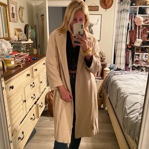 Vintage Cashmere Trench Coat